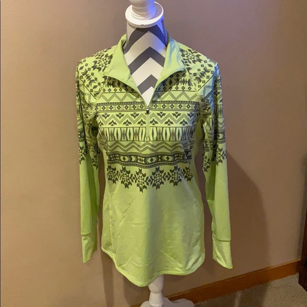 SnowAngel long sleeve 1/4 zip shirt- new without tags